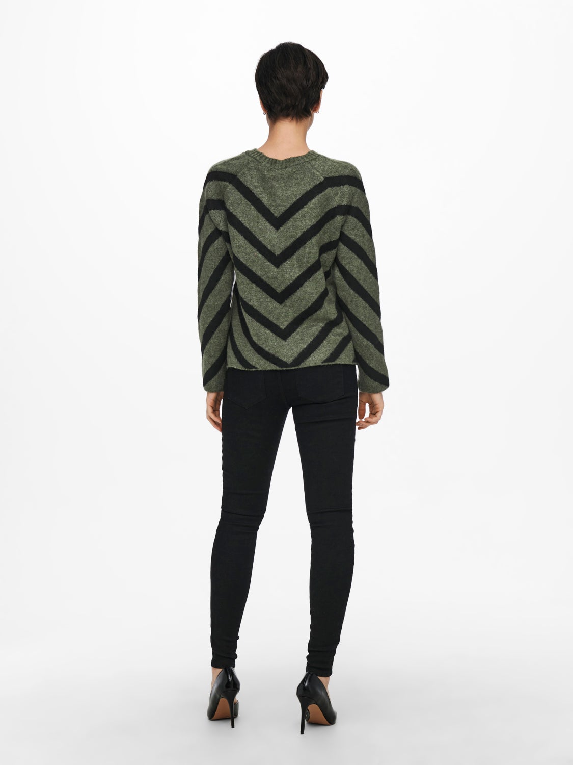Zig zag Knitted Pullover