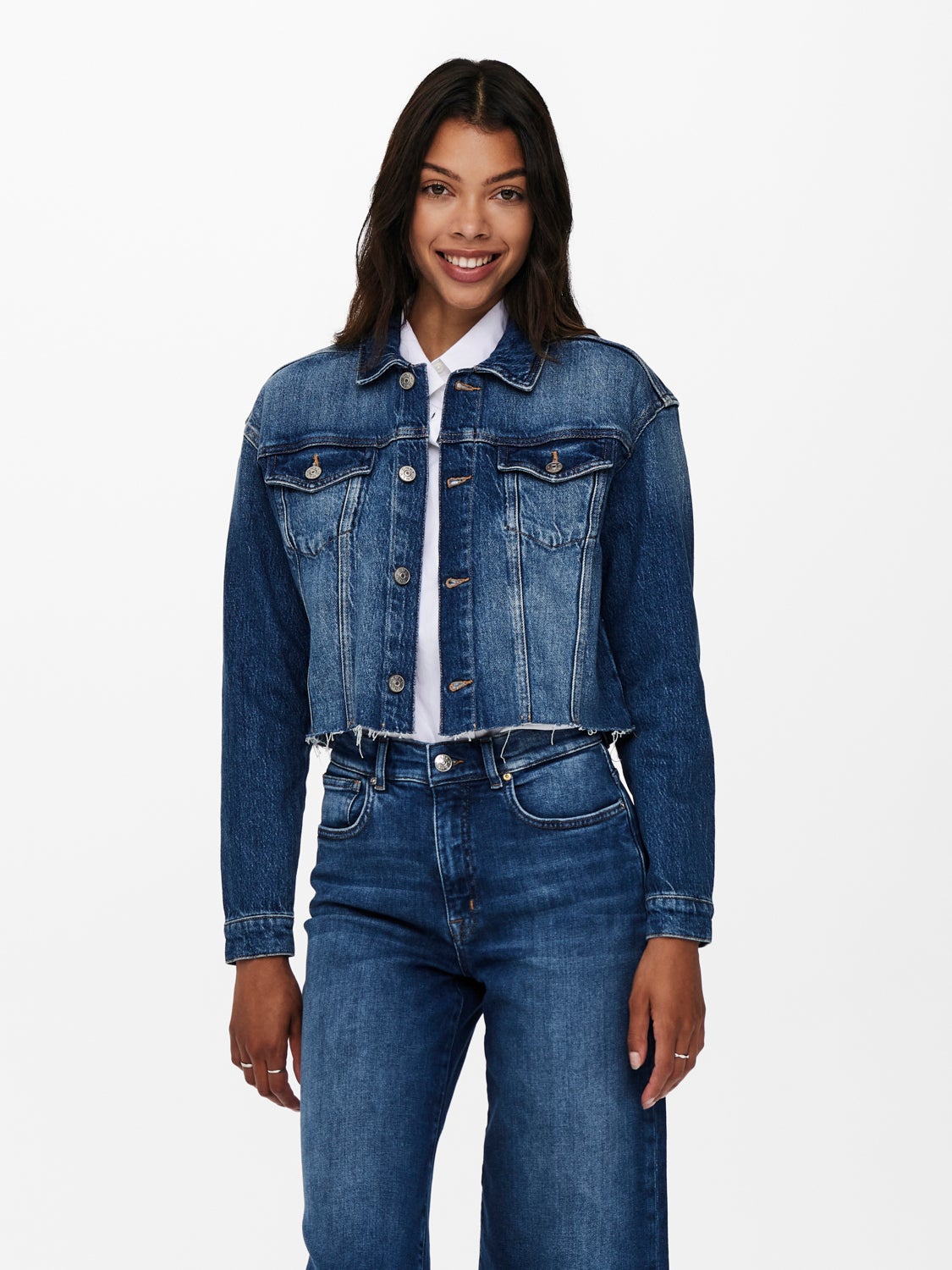 Cropped Denim jacket