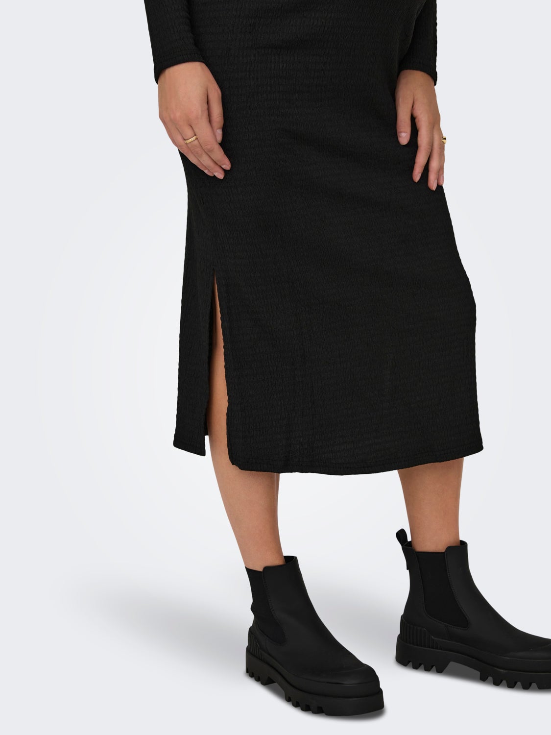 Mama o-neck midi dress