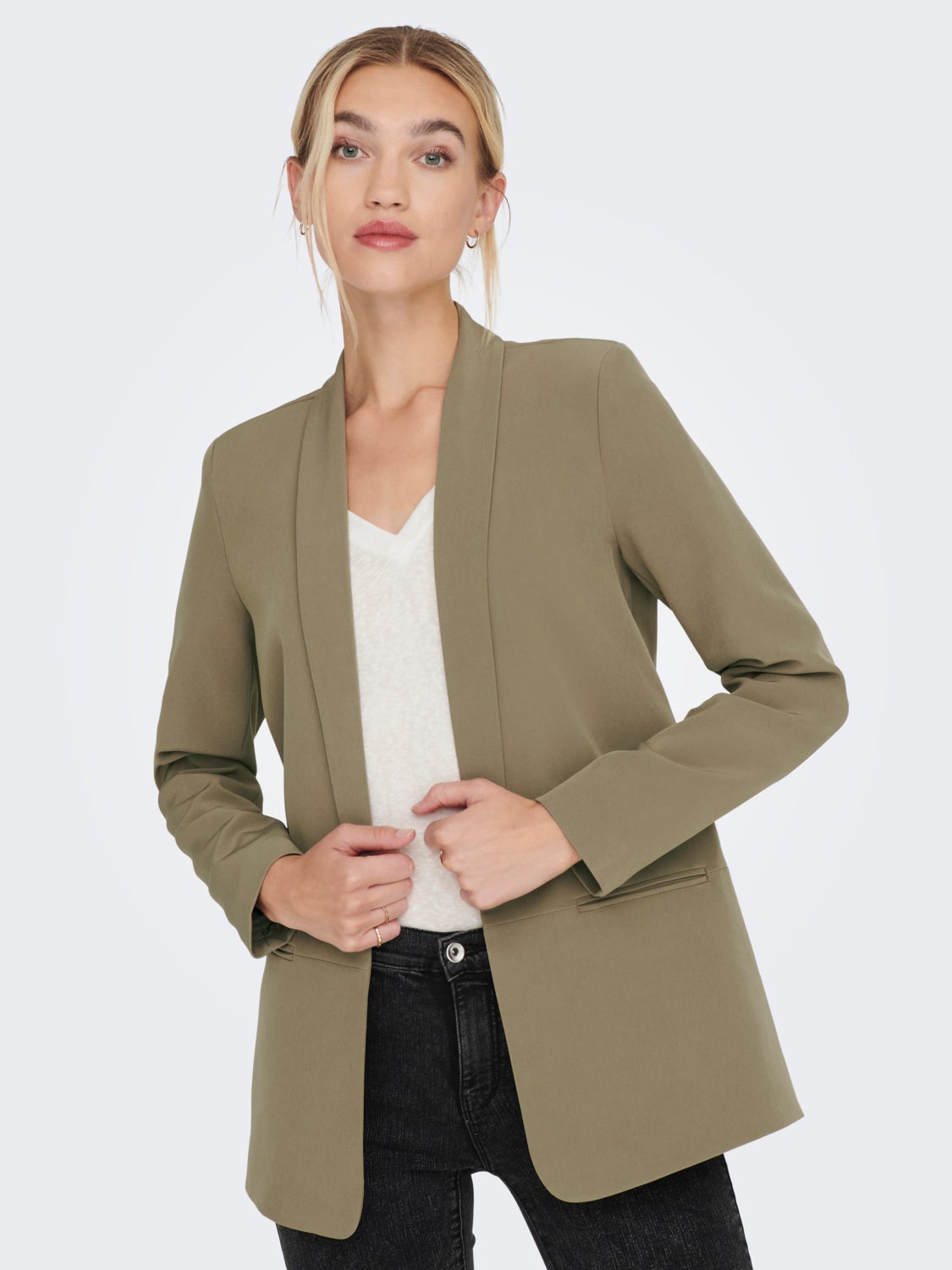 Classic box fit blazer
