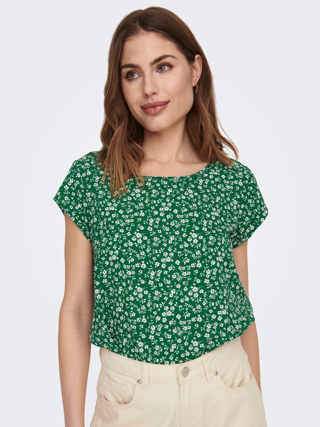 Printed Short Sleeved Top