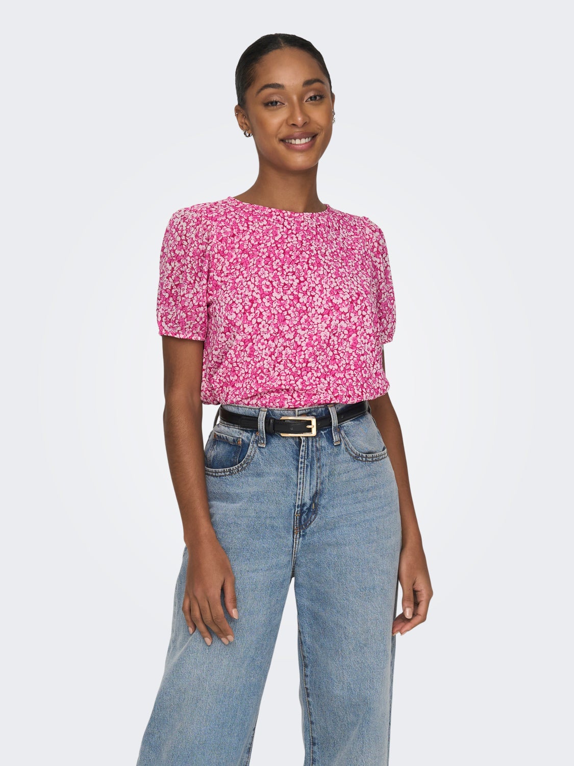 Regular Fit O-Neck Top