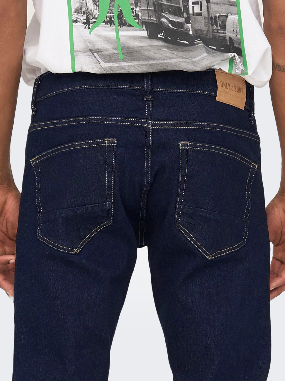 ONSLOOM SLIM D.BLUE 4078 JEANS