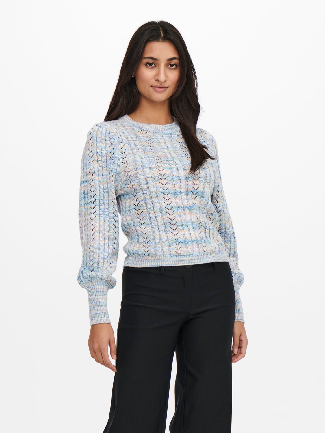 Textured Knitted Pullover