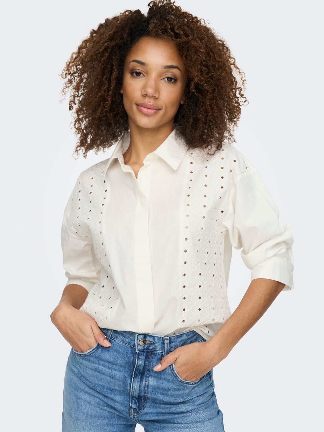 Shirt With Lace Details