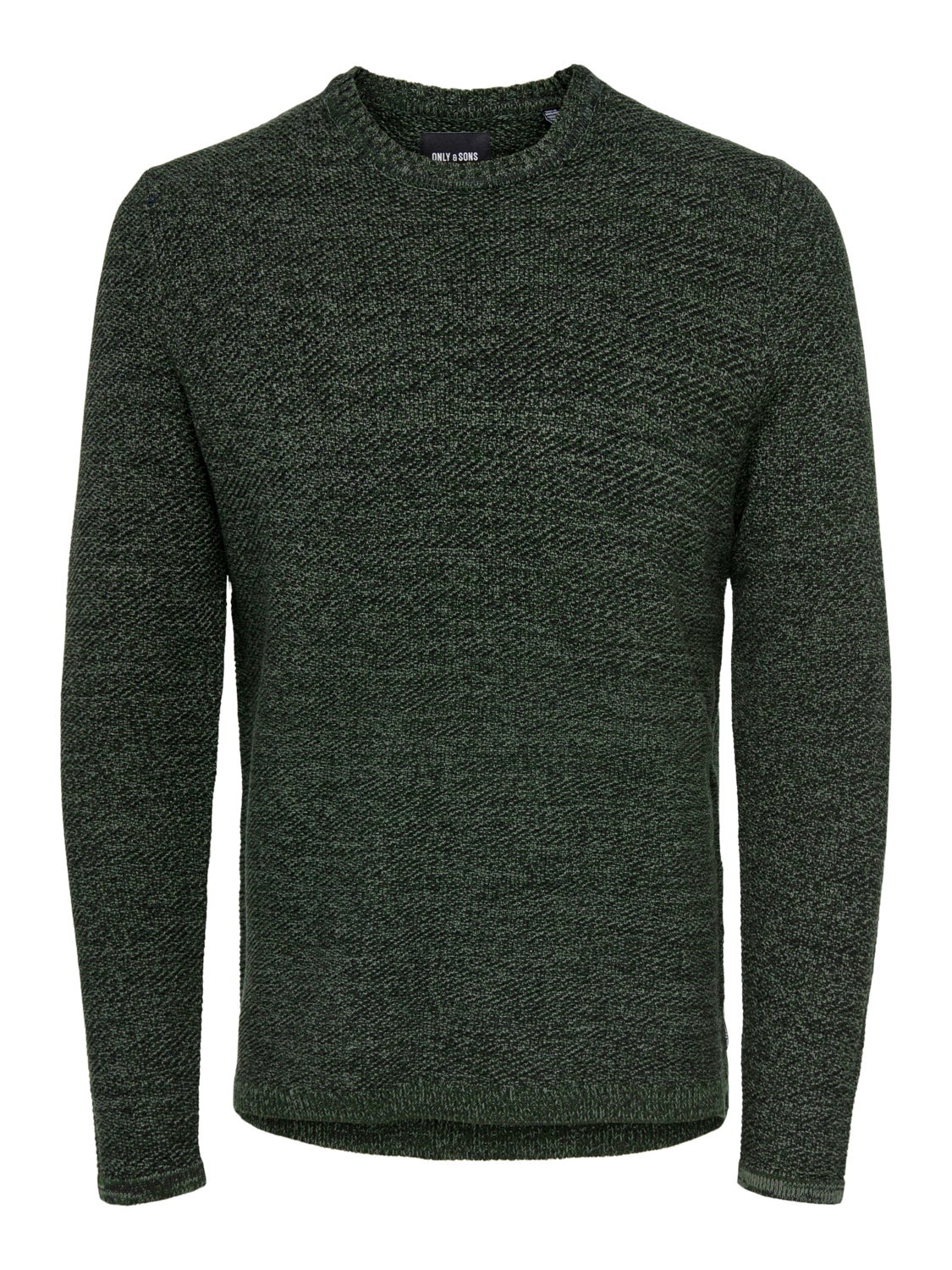 O-neck knitted pullover