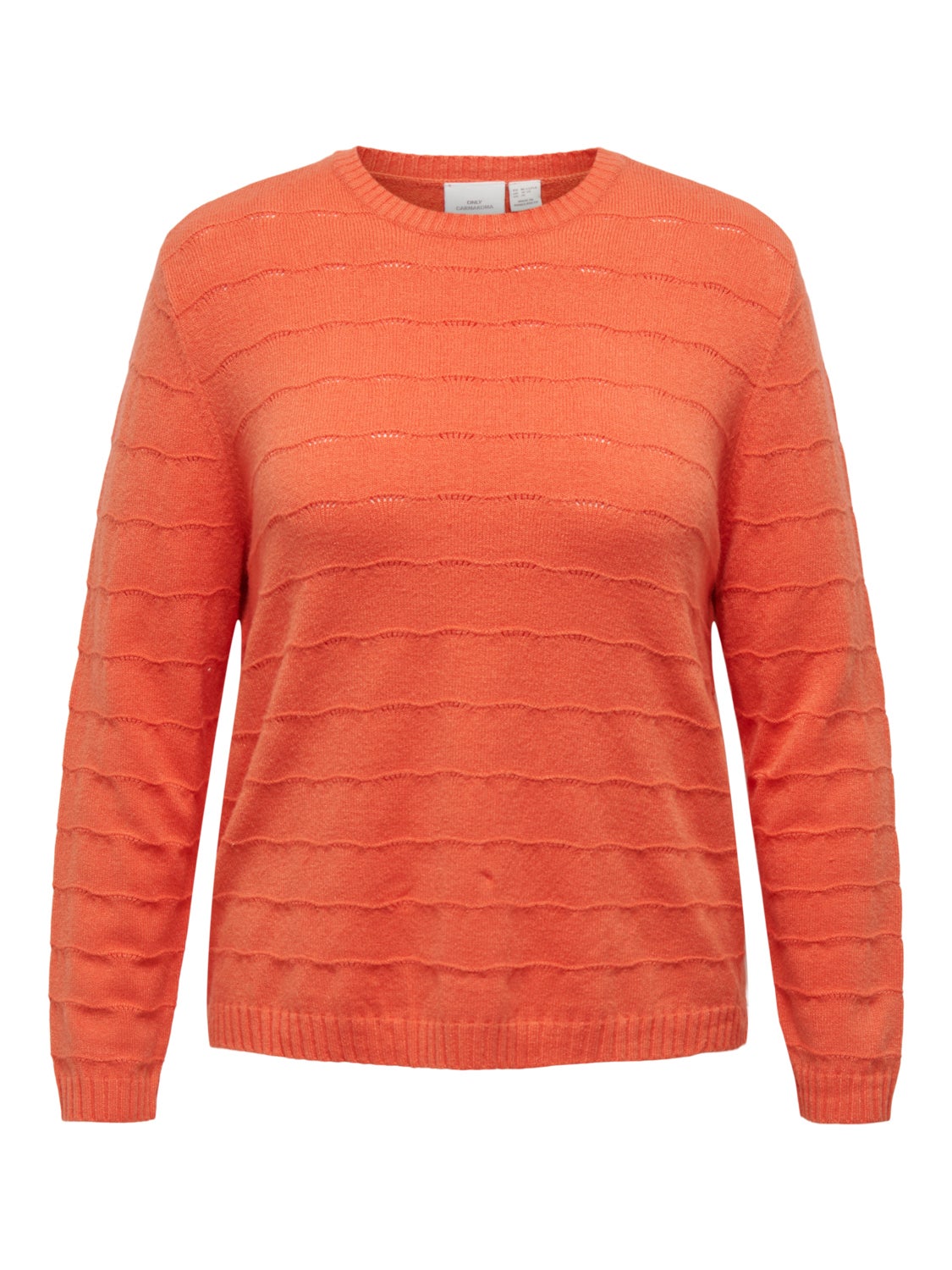 Curvy o-hals sweatshirt