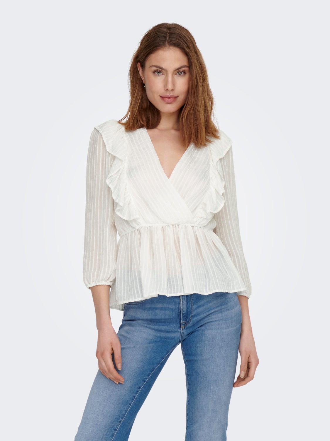 Wrap frill Top