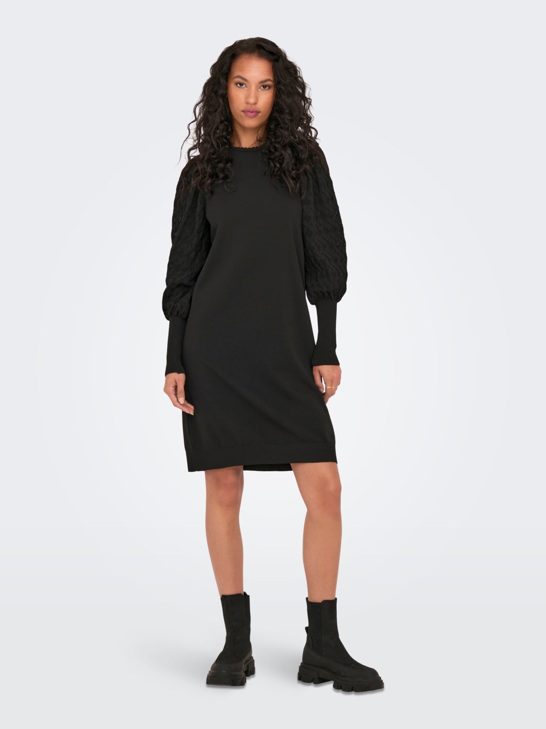 Midi o-neck dress