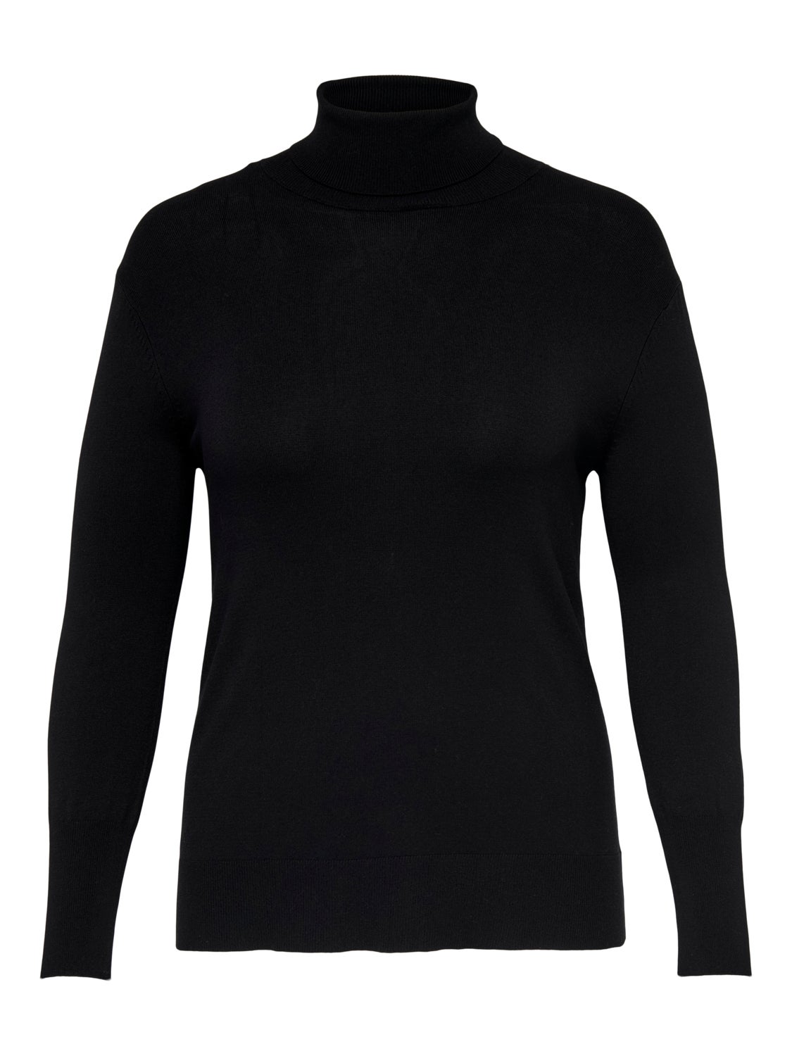 Curvy Rollneck Knitted Pullover