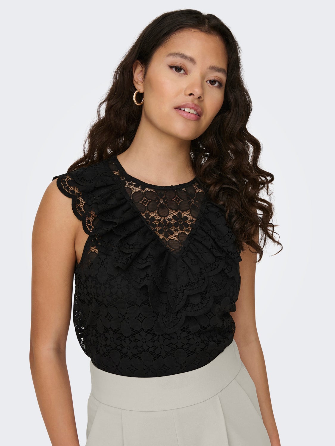 Regular Fit O-Neck Top