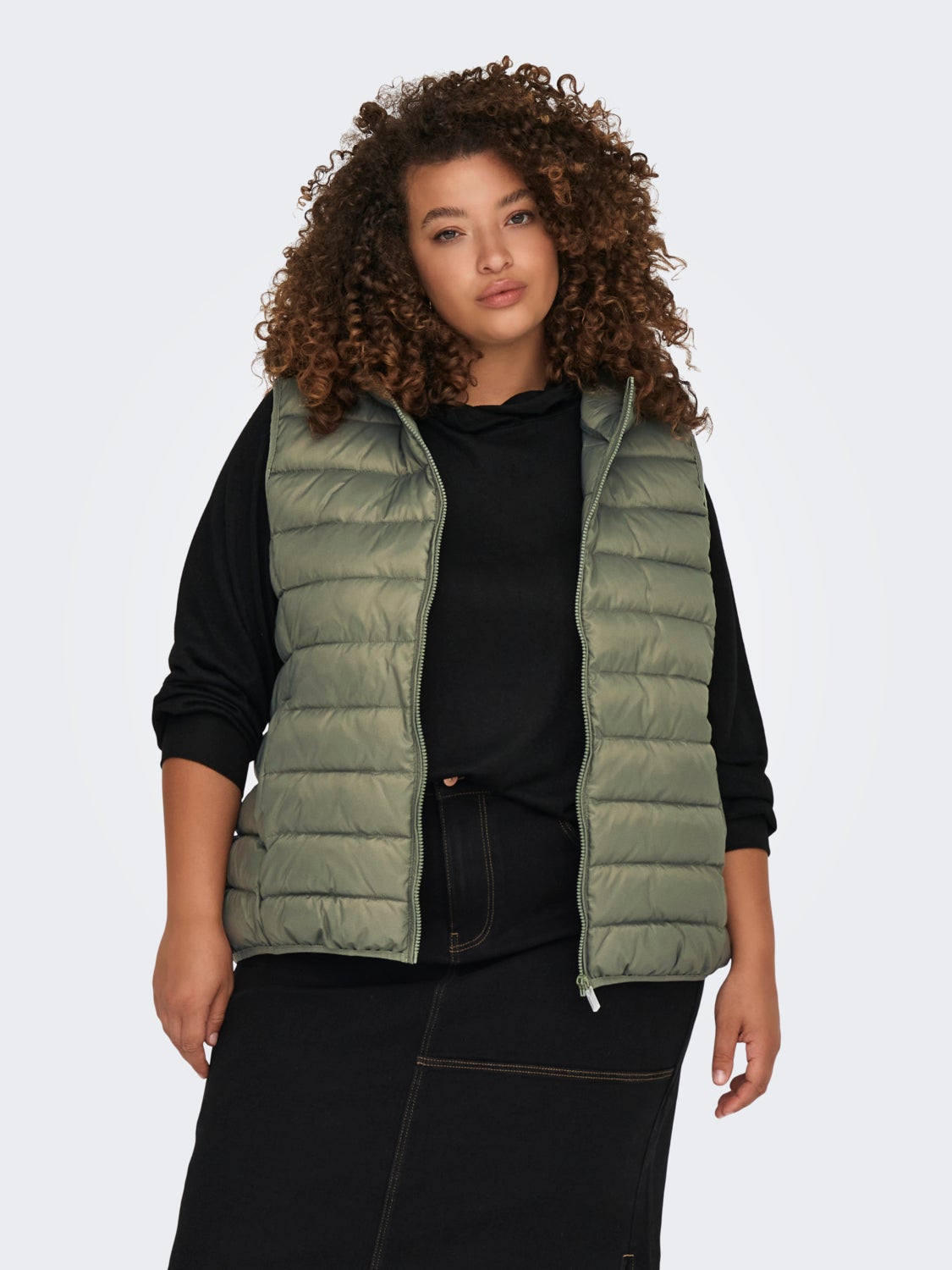 Curvy Hooded vest