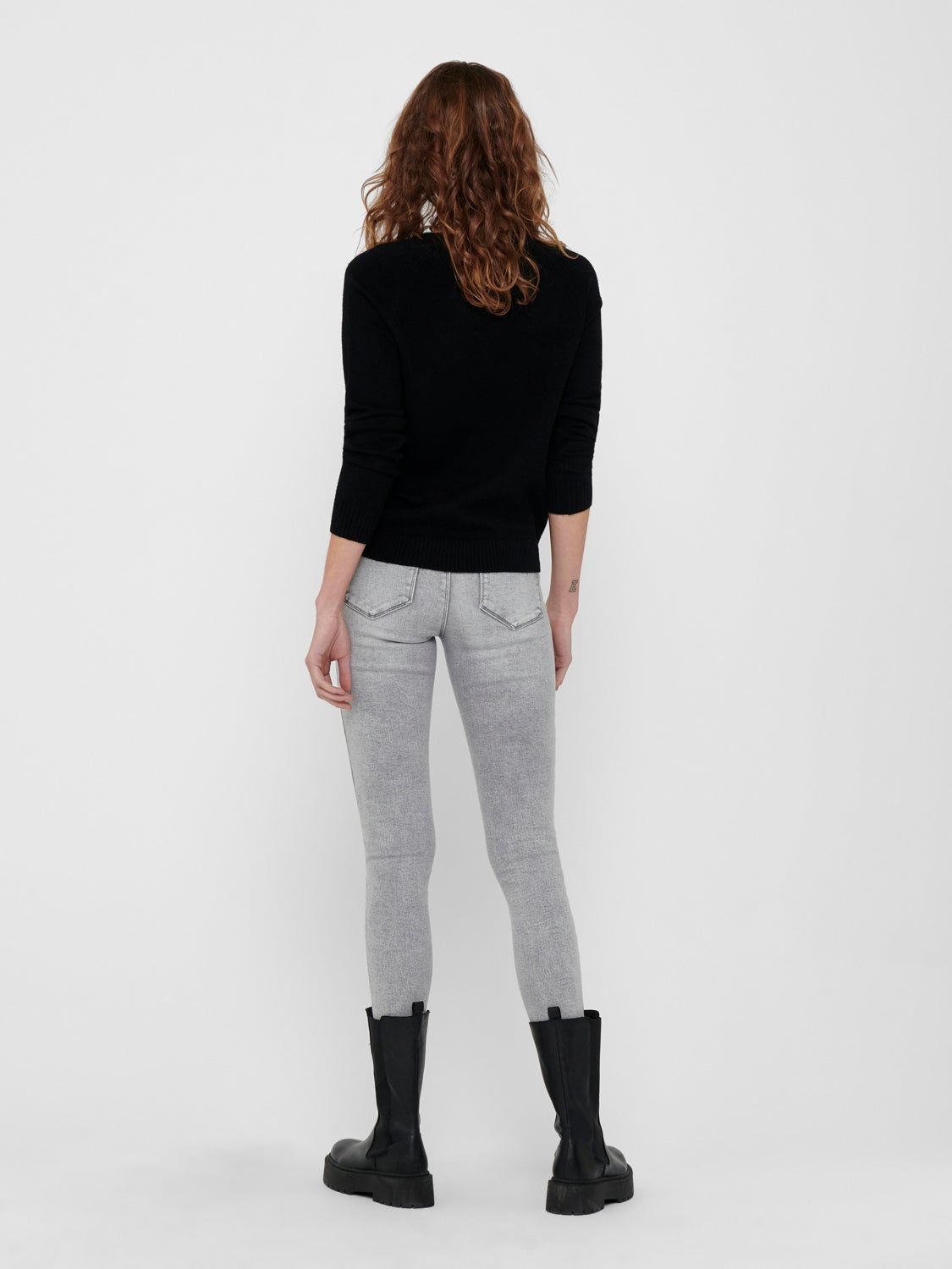 Solid colored Knitted Pullover