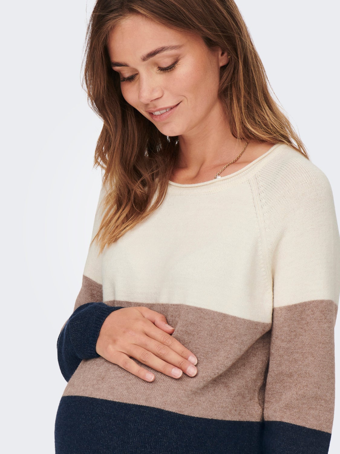 Mama striped Knitted Dress