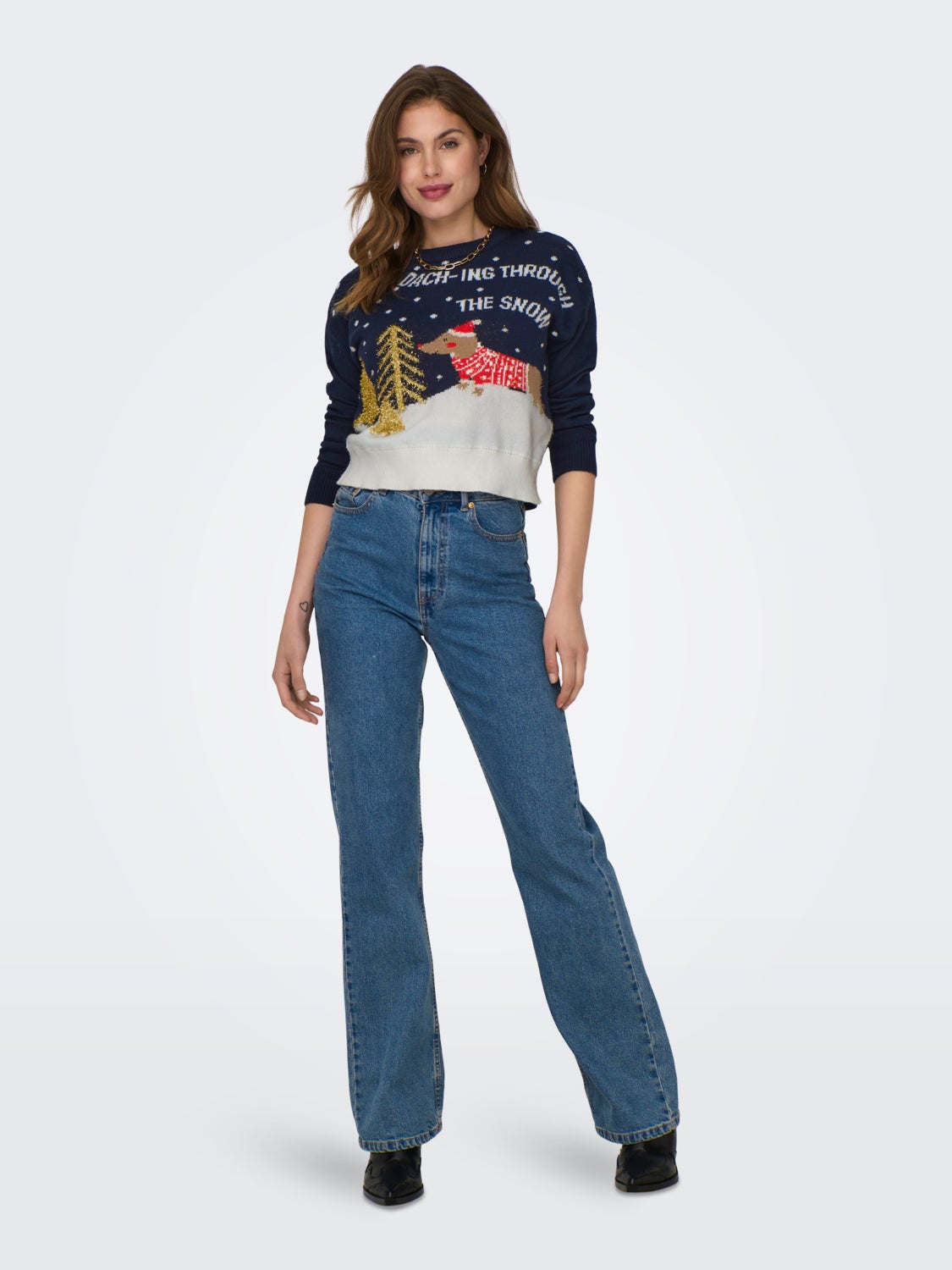 Christmas knitted pullover