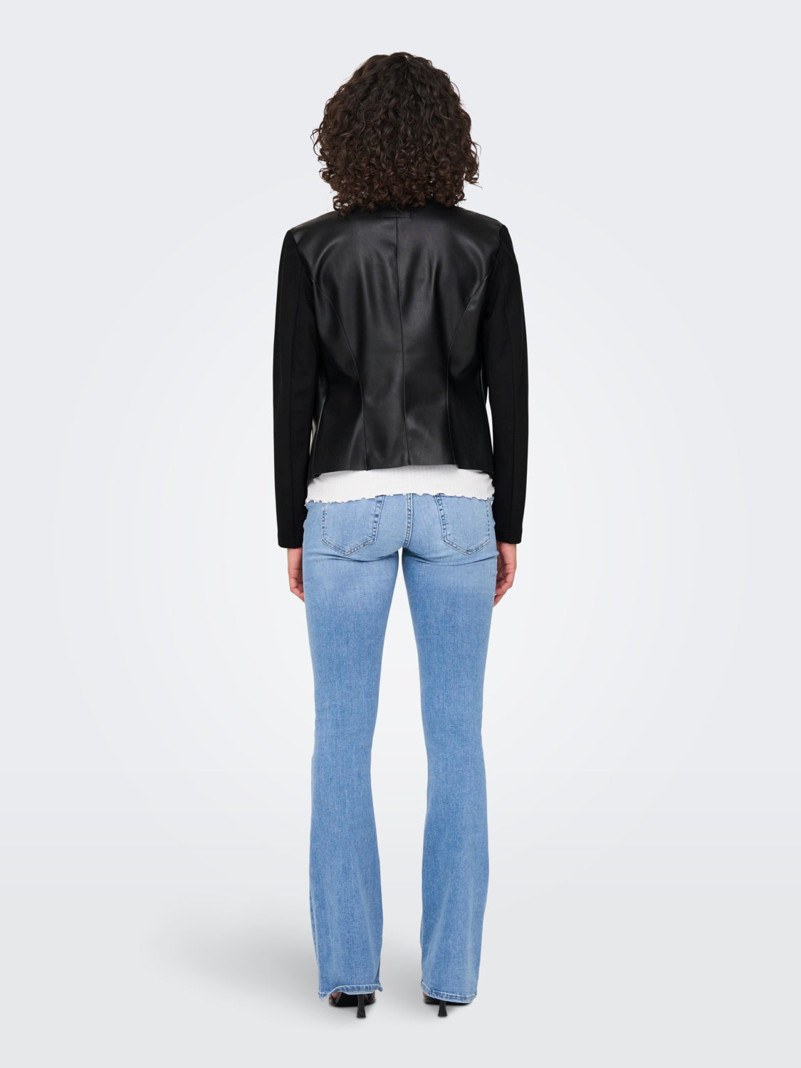 Mama faux leather blazer