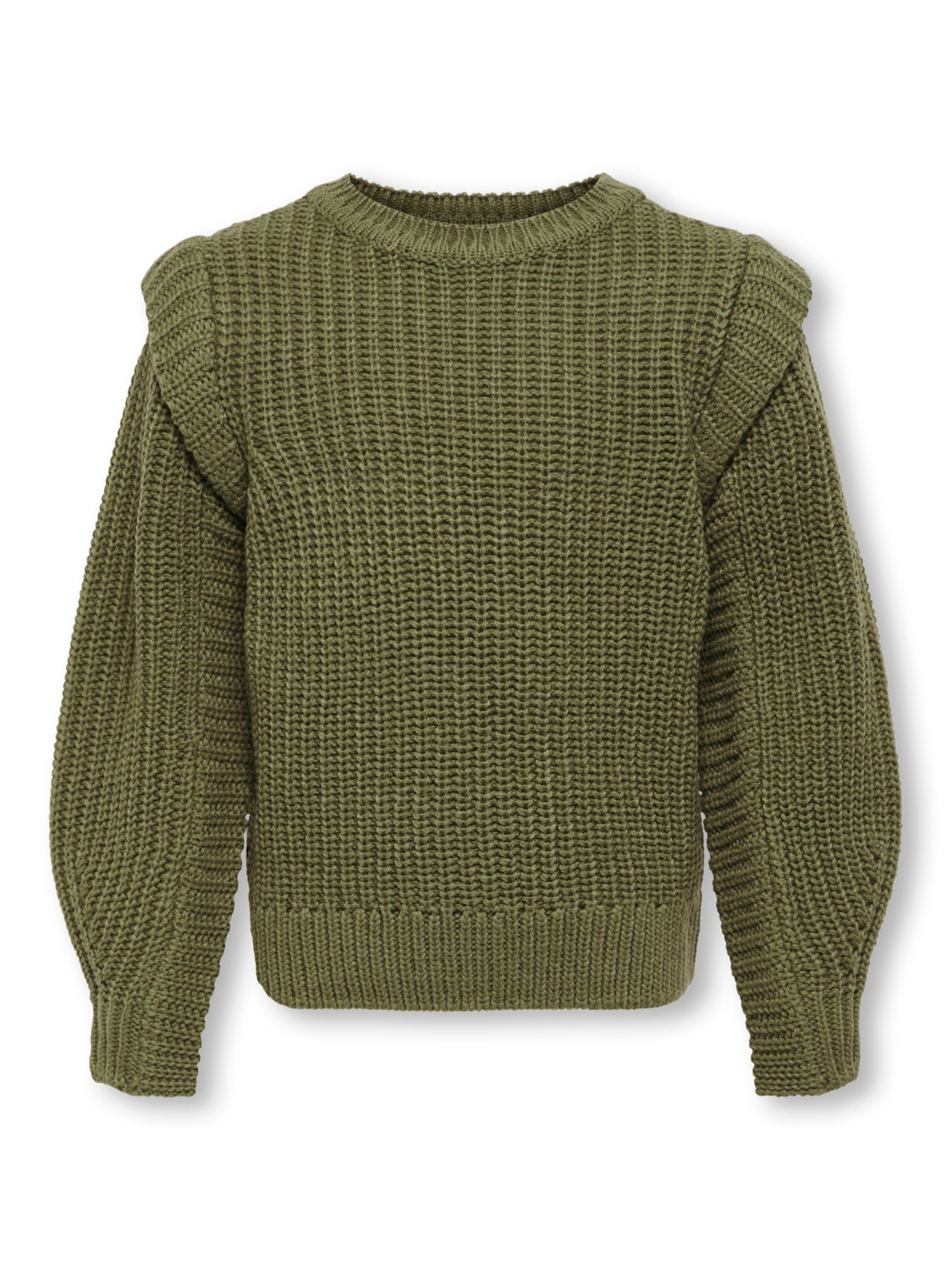 O-neck knitted pullover