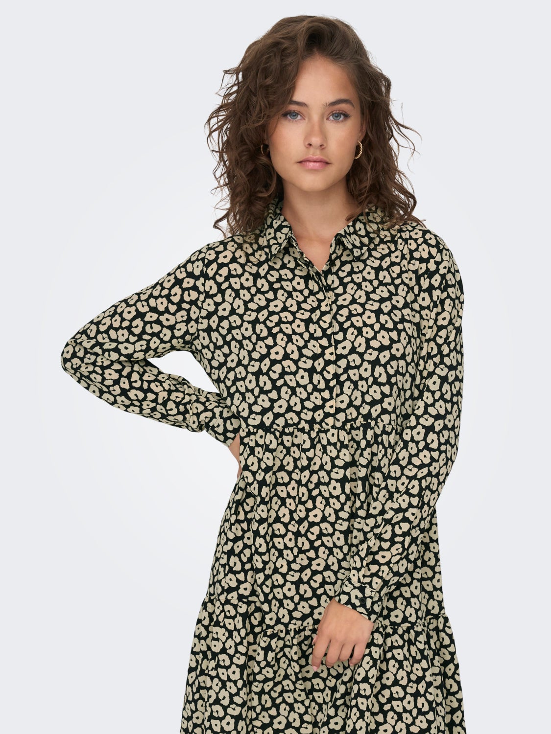 Mini dress with print