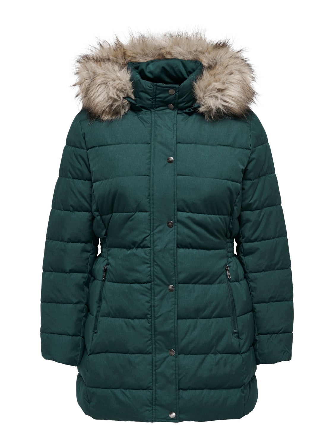 Curvy jacket with hood