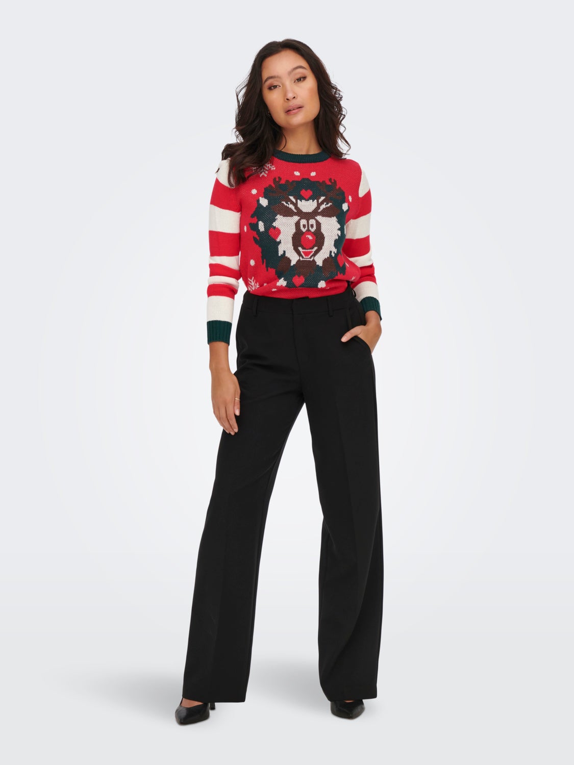 Striped Knitted Pullover