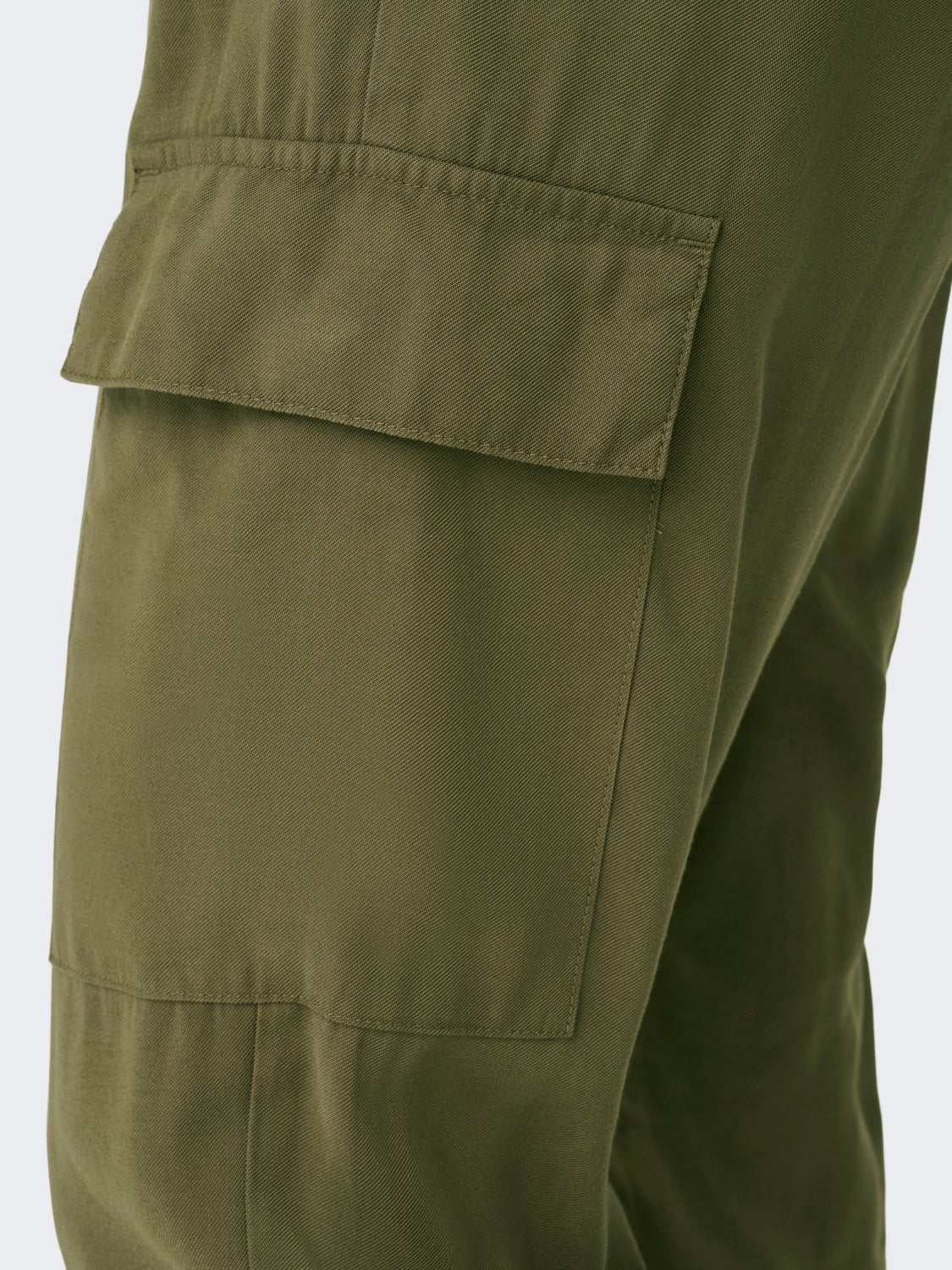 High waisted cargo Trousers