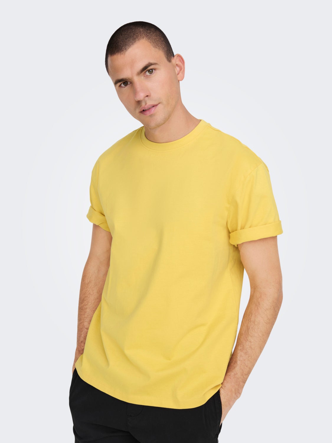 Oversized o-hals t-shirt