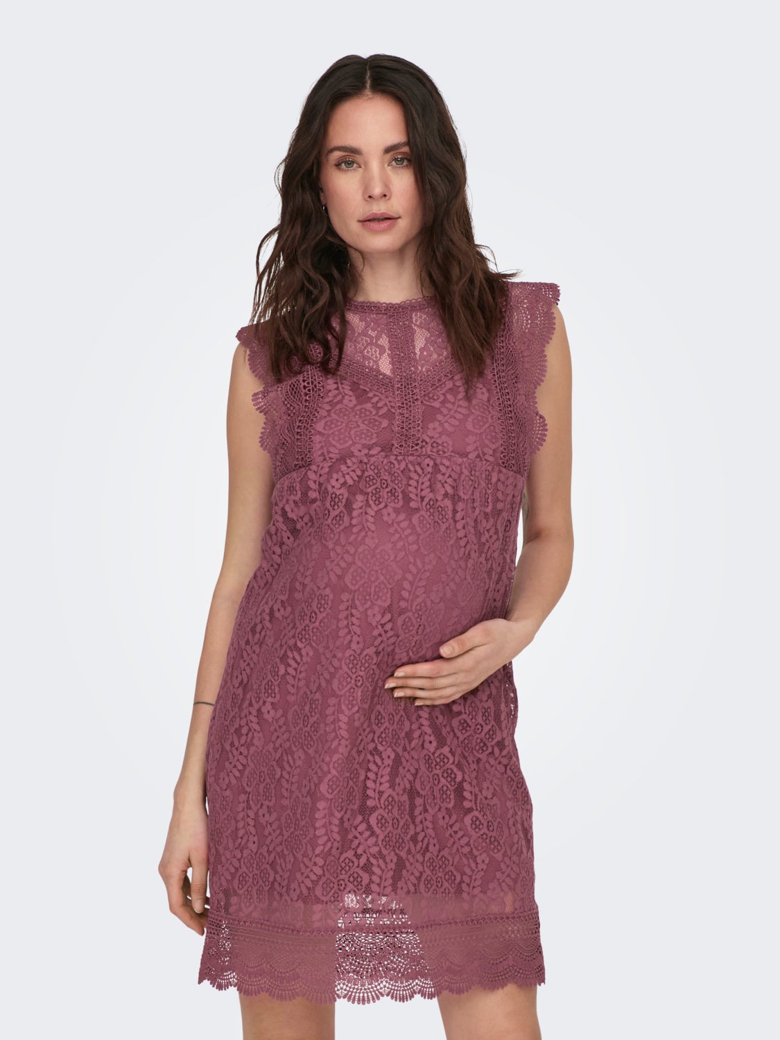 Mama short sleeve Lace dress
