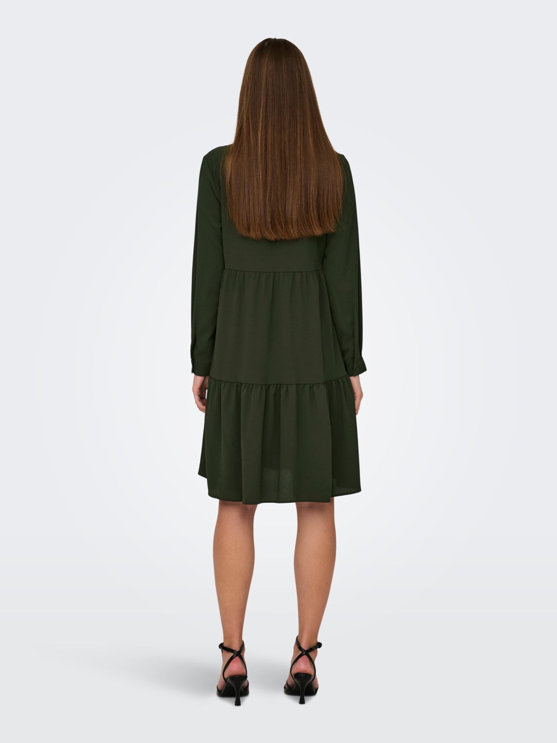 Solid colored Shirt dress