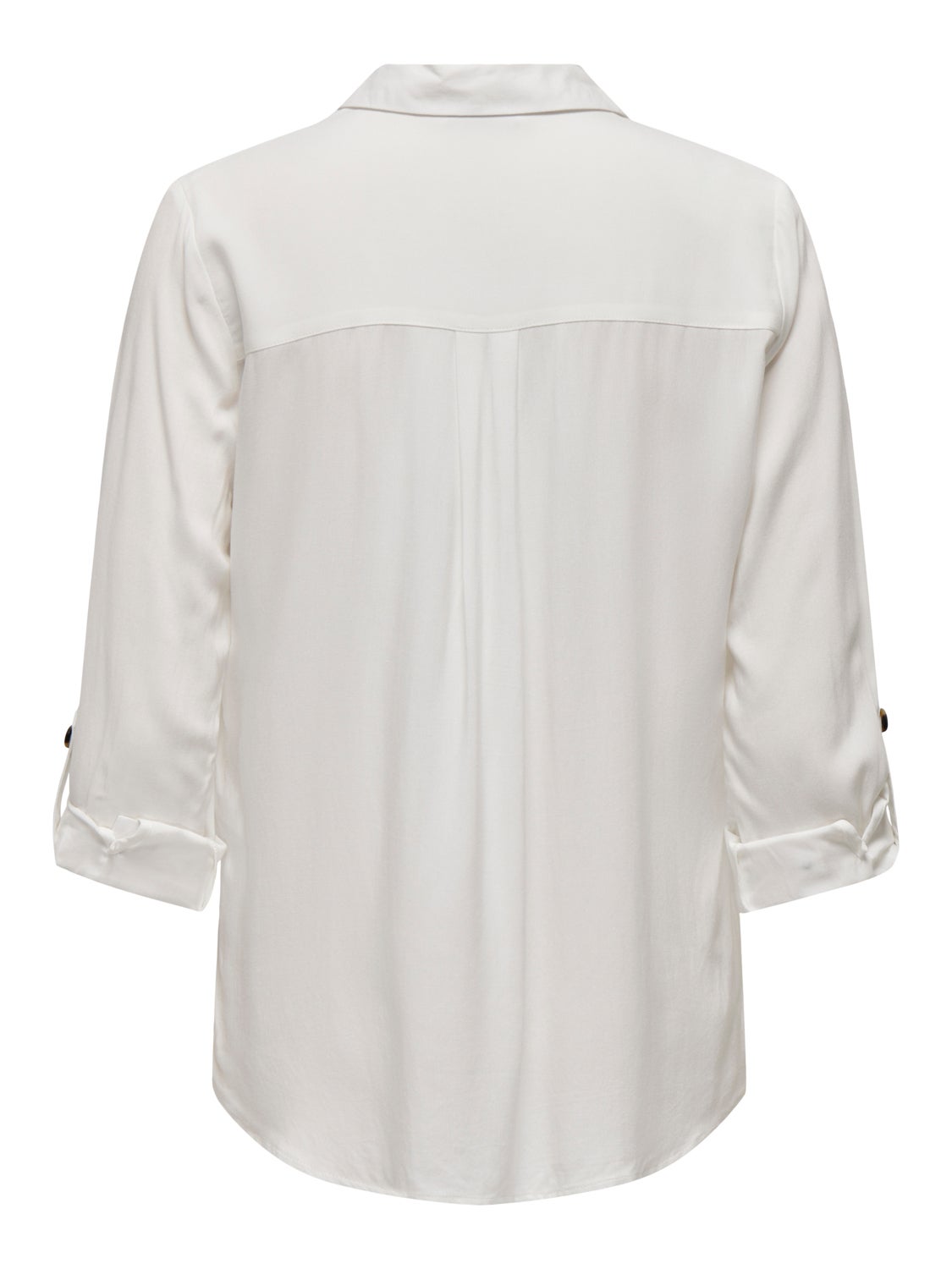 Shirt with rolled rolled up sleeves