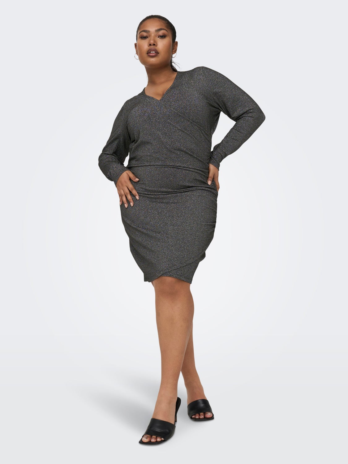 Curvy wrap dress
