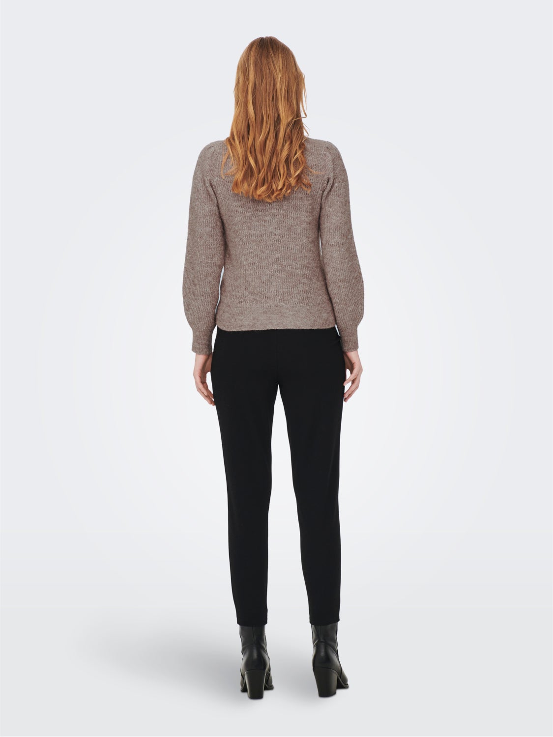 Puff sleeved Knitted Pullover