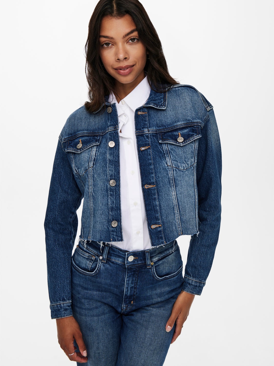 Cropped Denim jacket