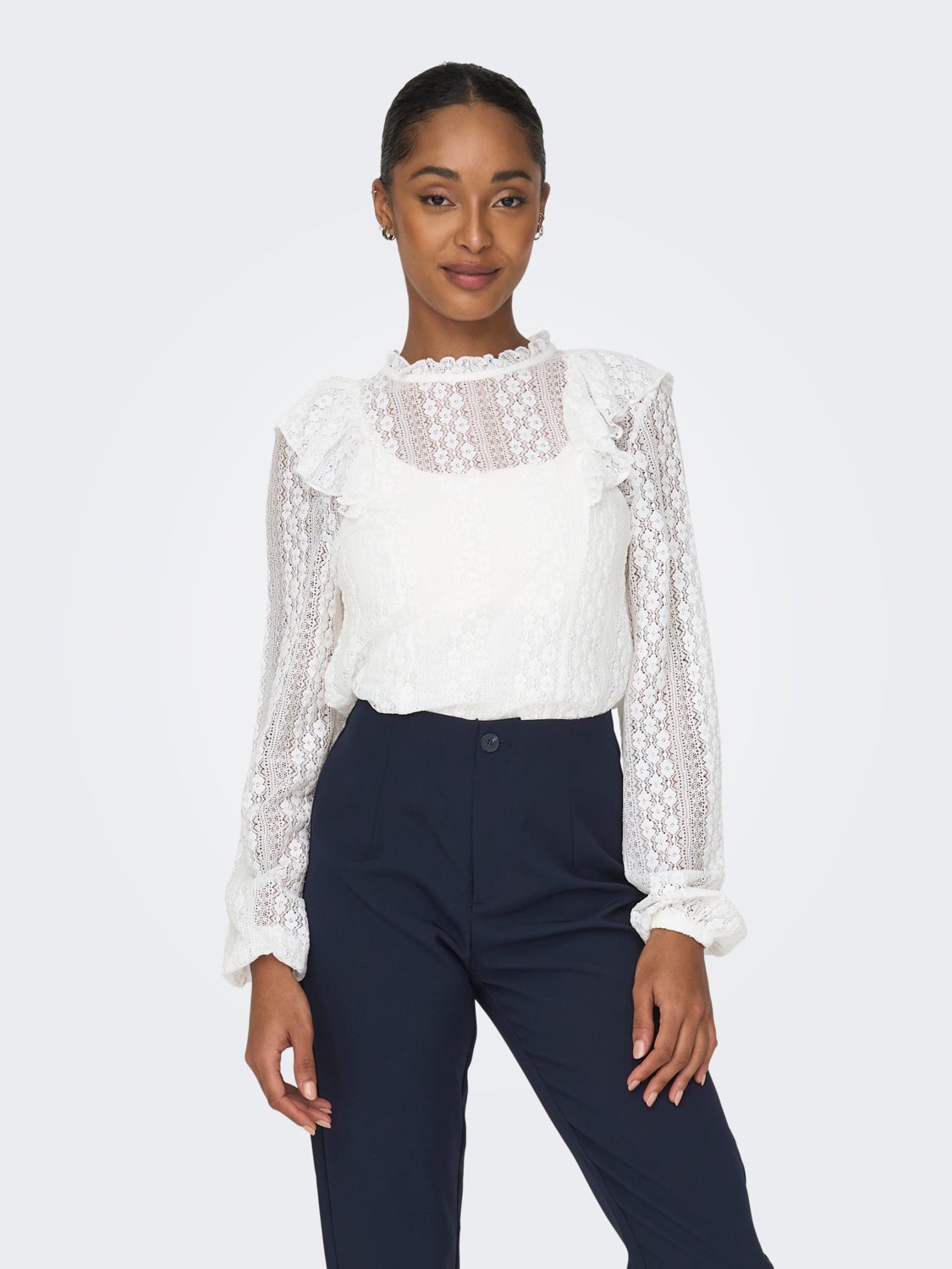 Regular Fit Lace Top