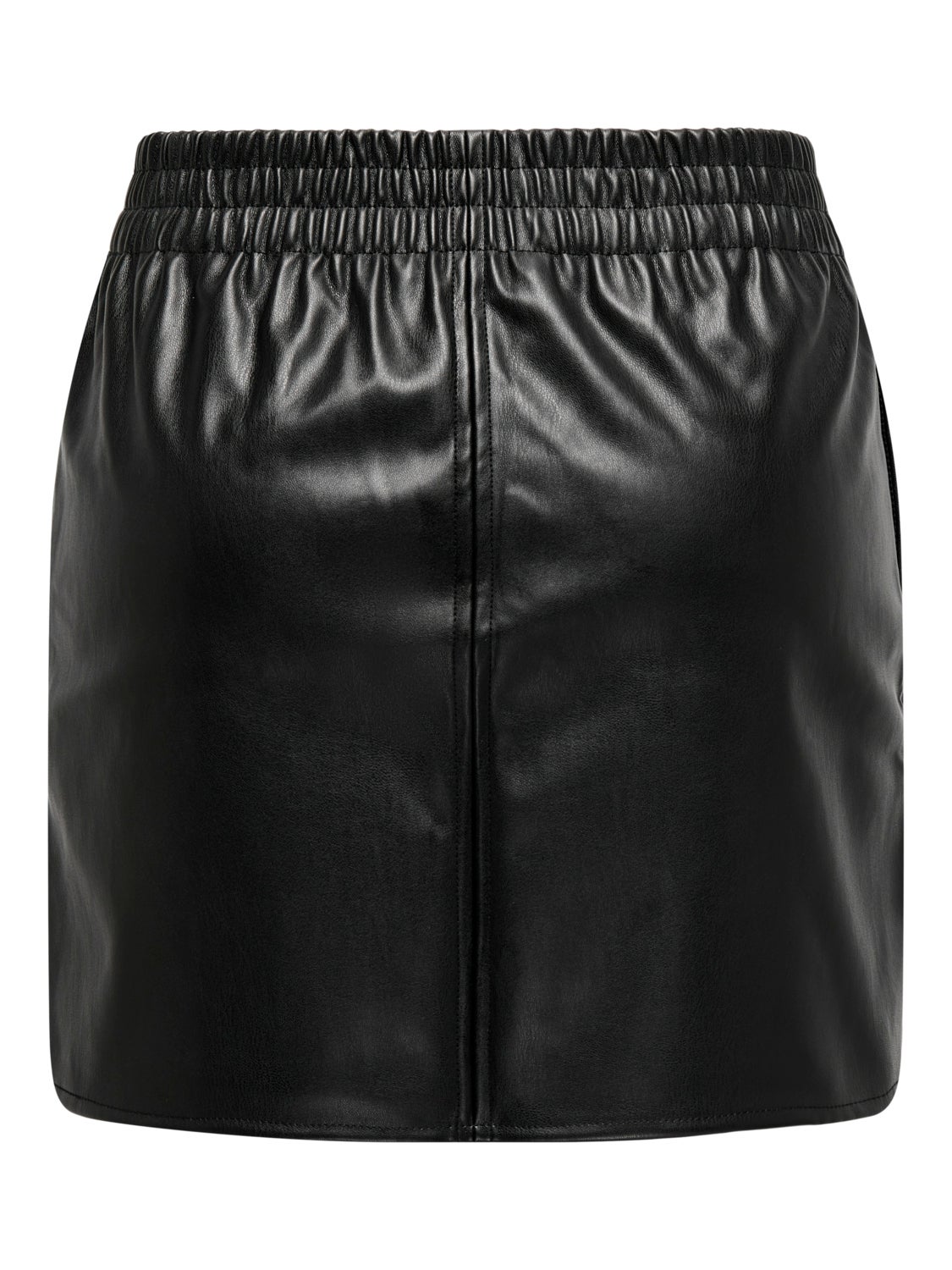 Skirt in faux leather