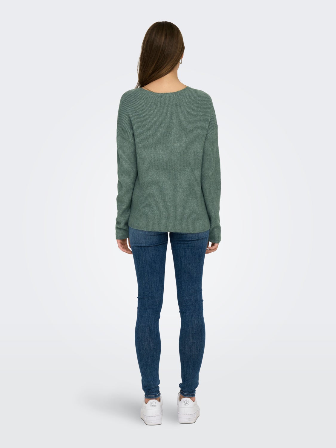 V-neck Knitted Pullover