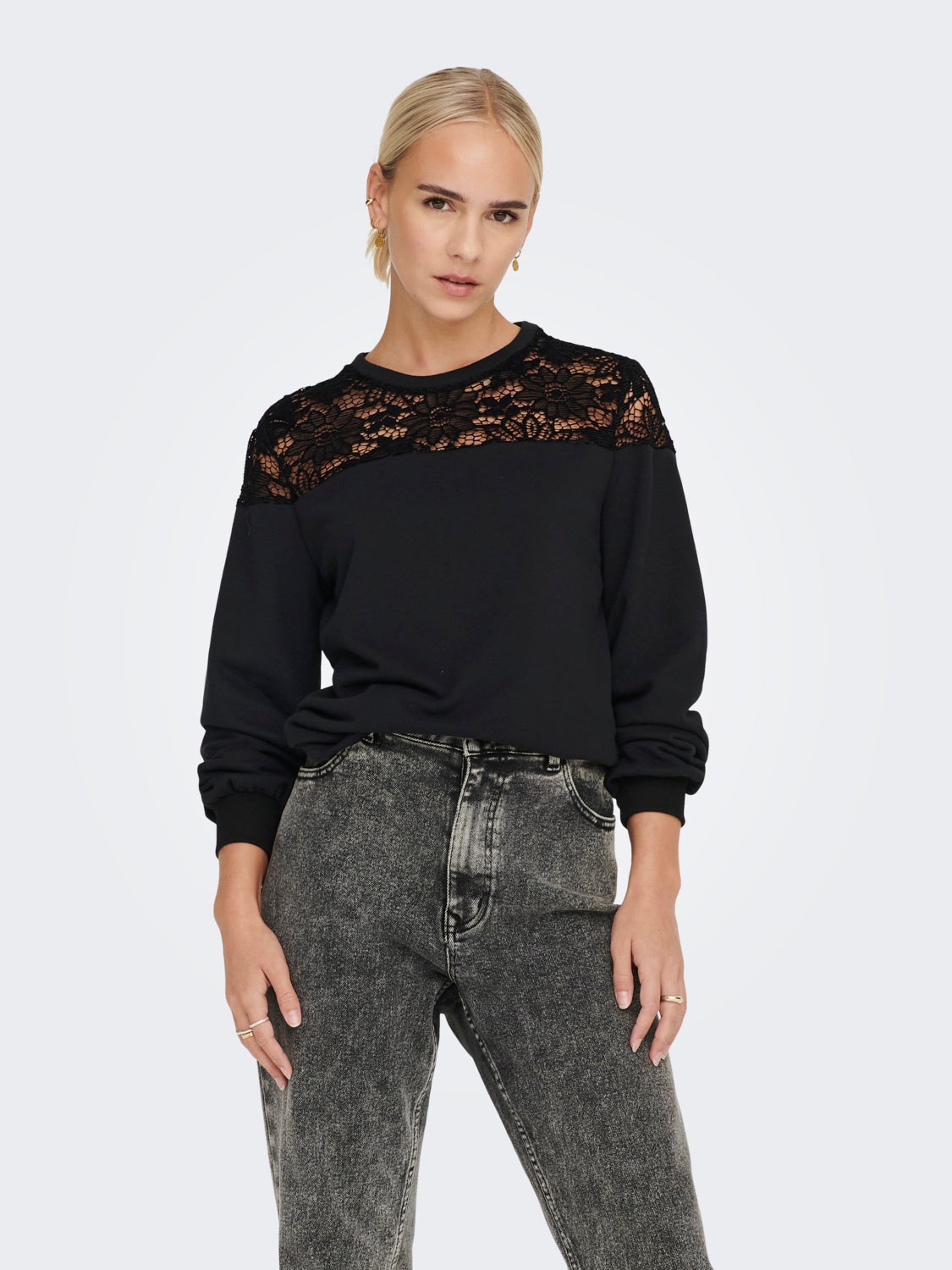 Lace Sweatshirt