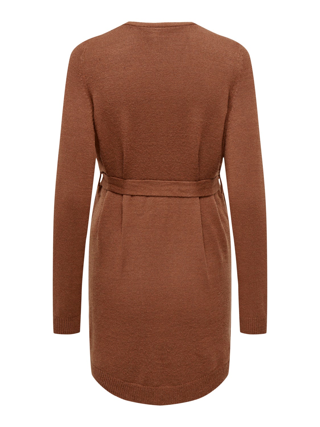 Mama Long Belt Knitted Cardigan