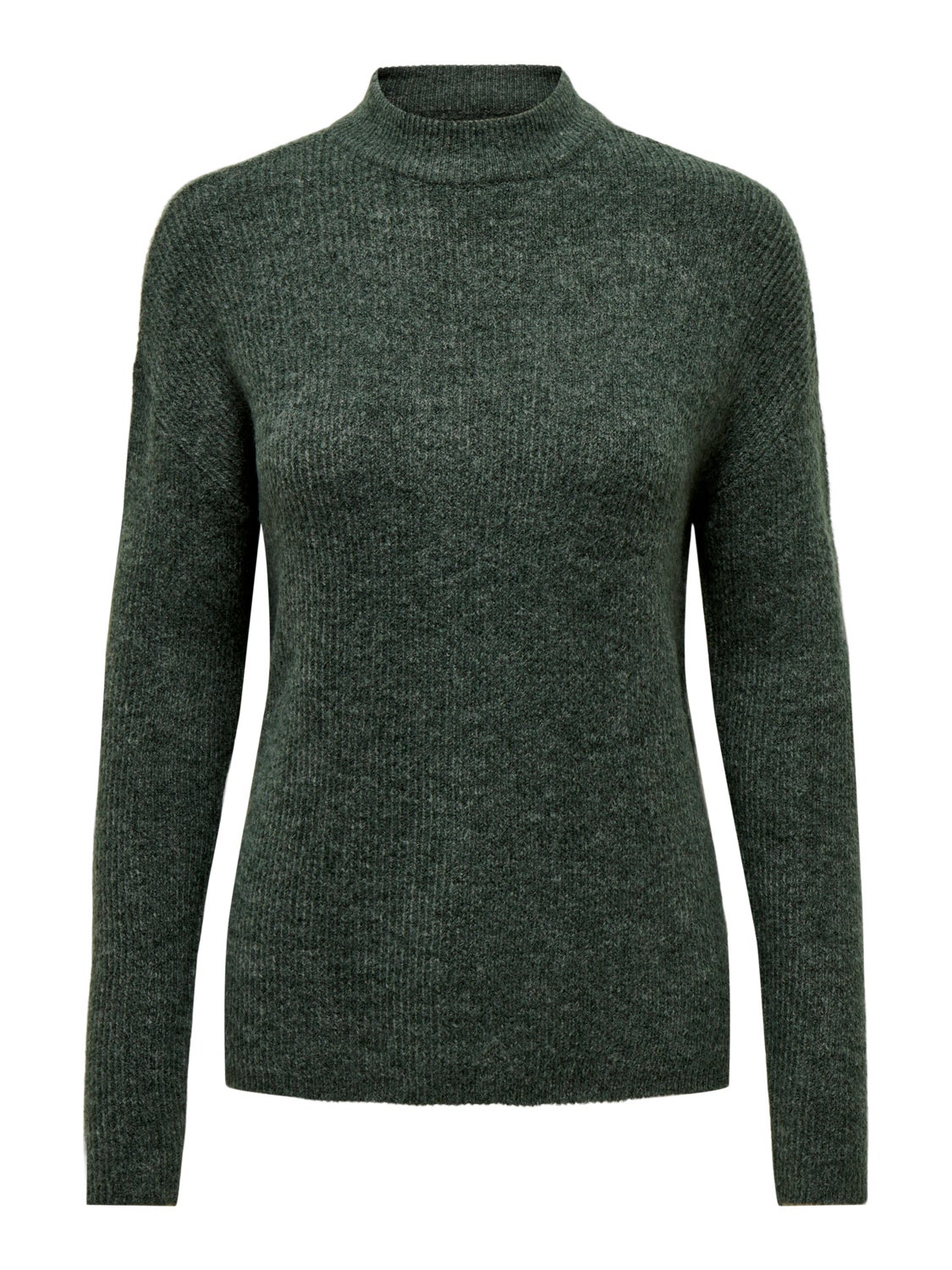 High neck knitted pullover