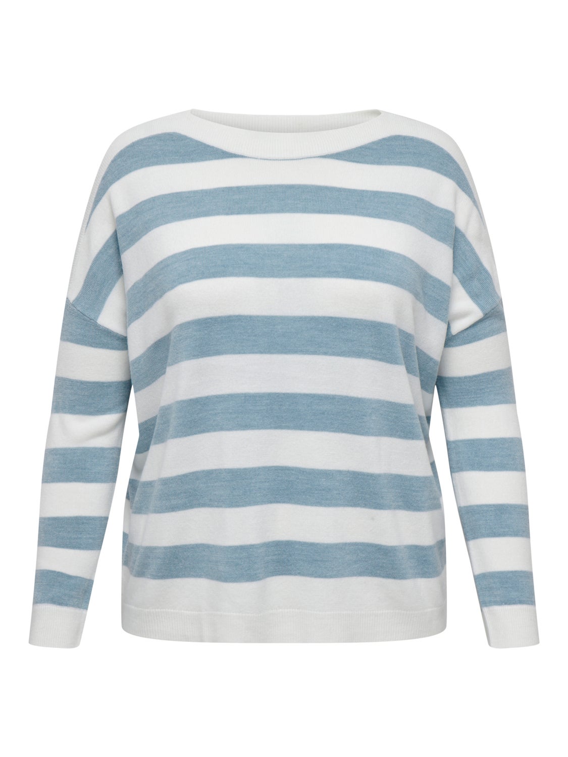 Curvy knitted pullover