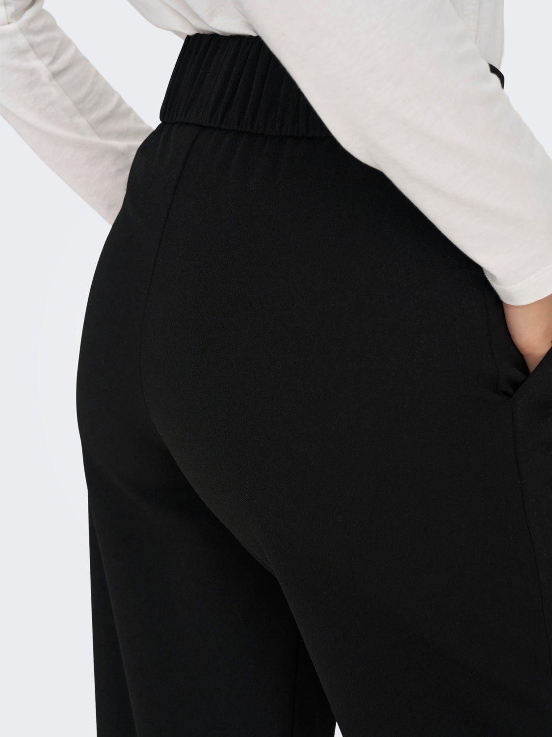Flared high waisted pants