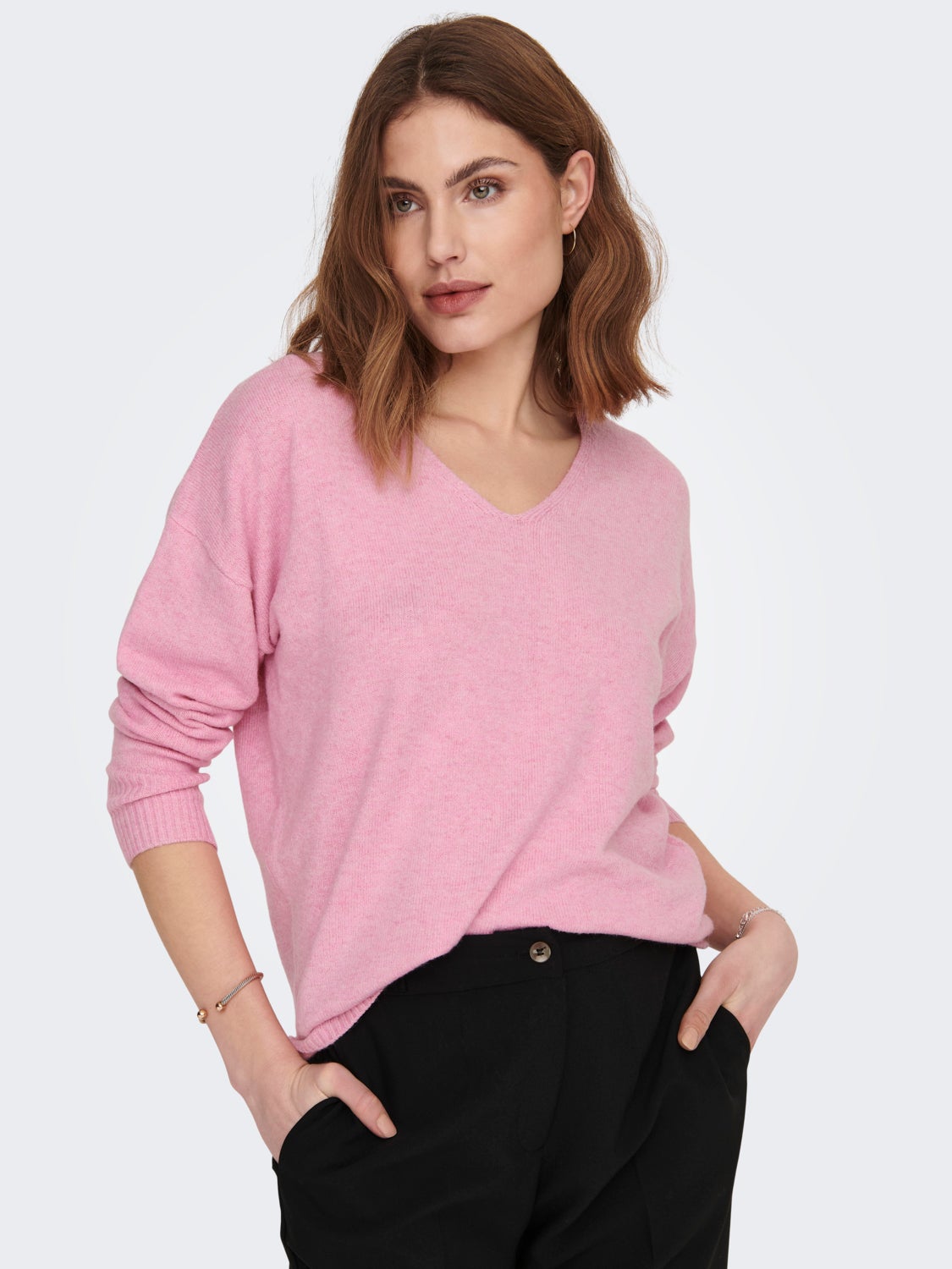 V-neck Knitted Pullover