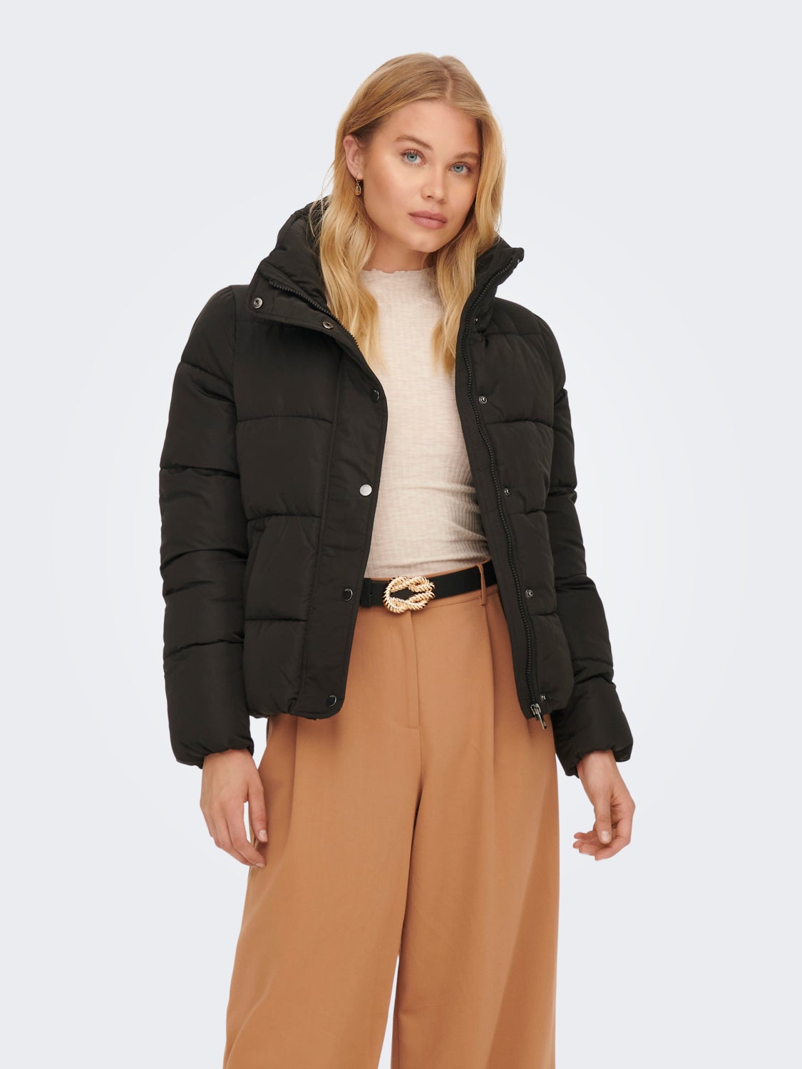 Stand-up collar Puffer Jacket