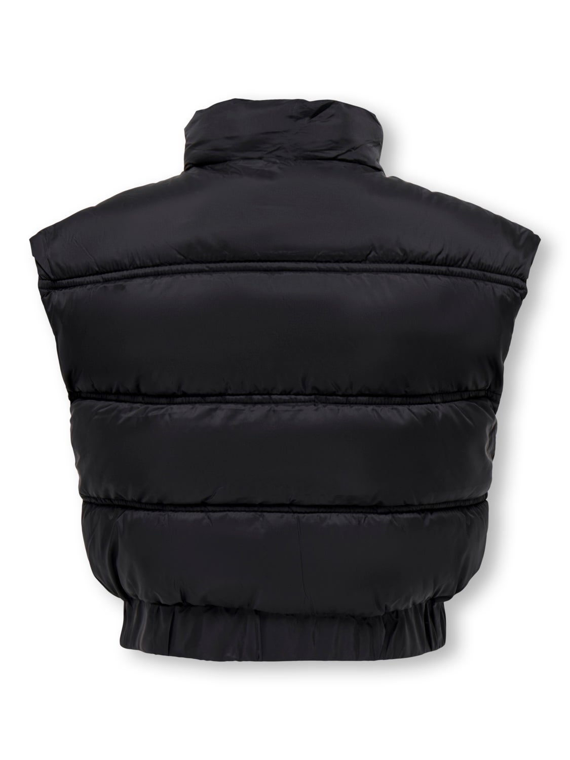 High neck puffer gilet