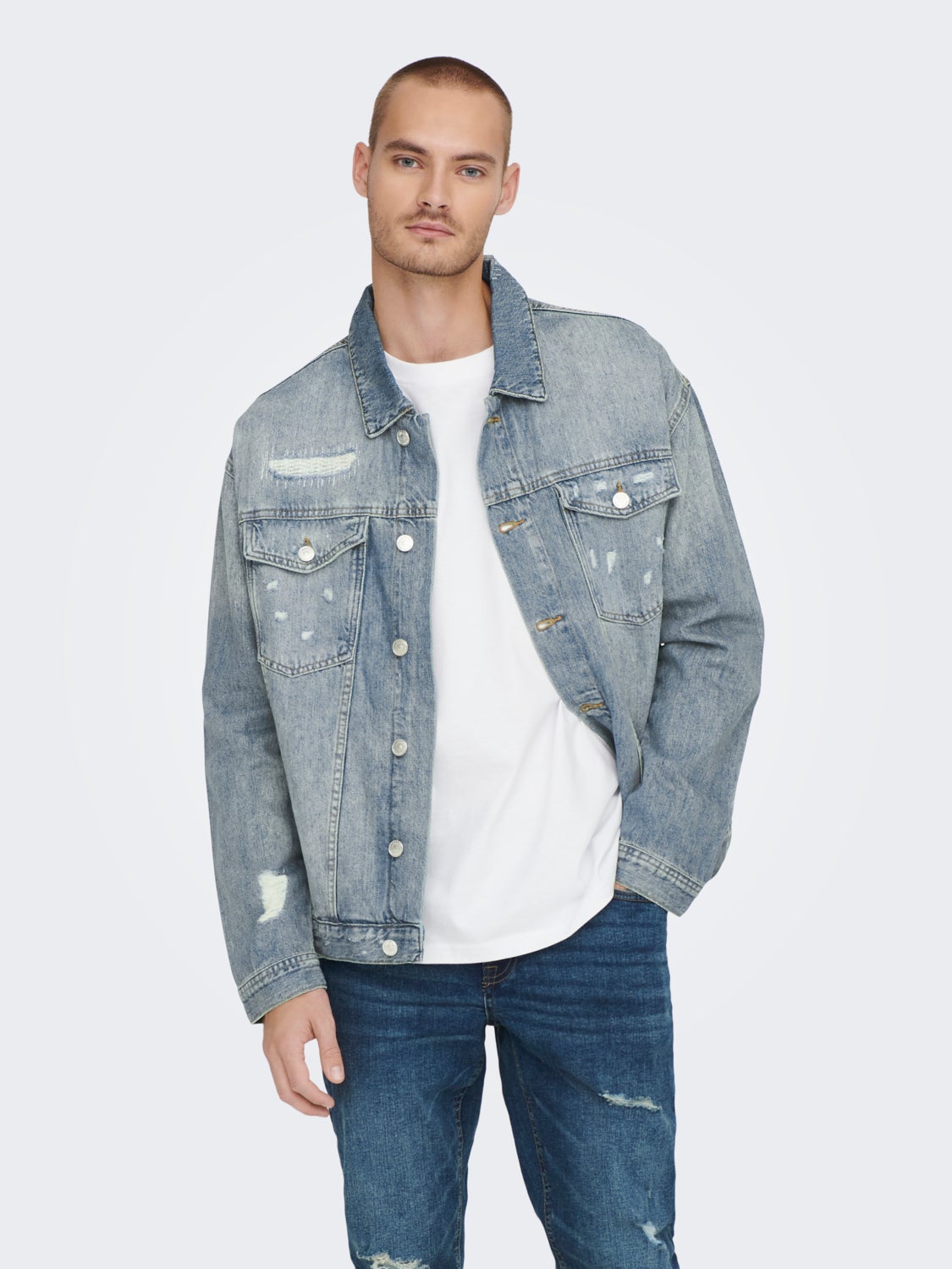 Oversize denim jacket