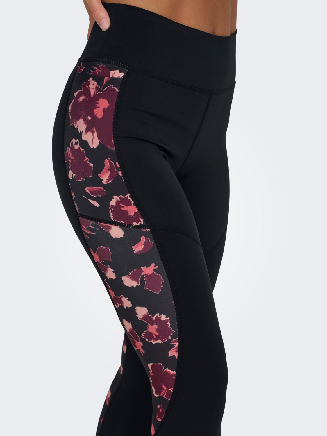 Training tights with high waist