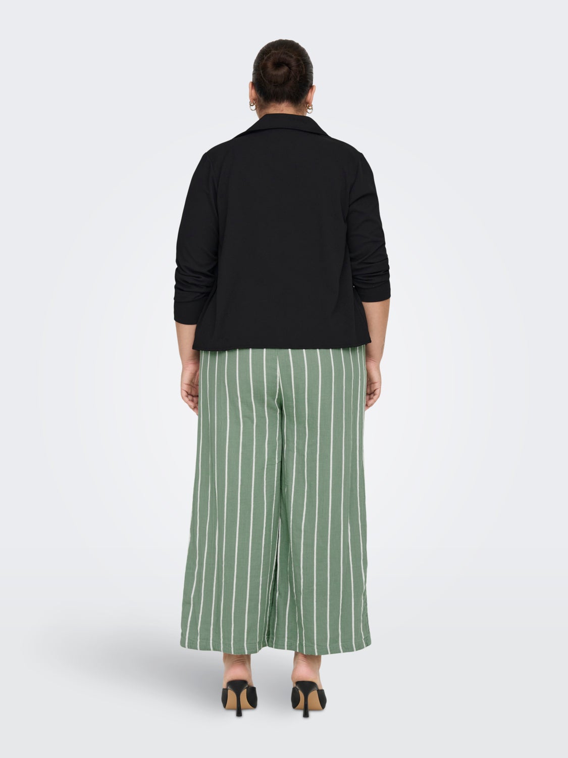 Curvy Wide Leg Trousers