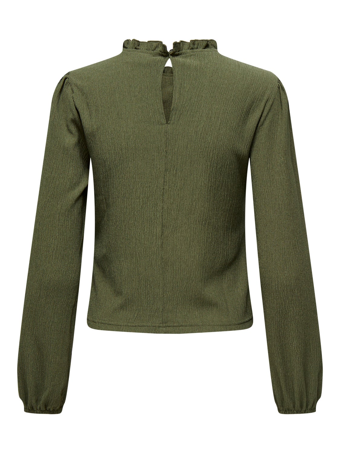 Top with long sleeves and high neck