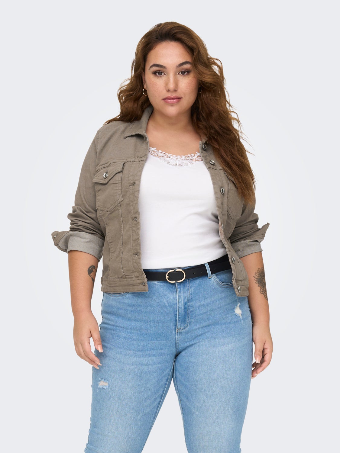 Curvy canvas Jacket
