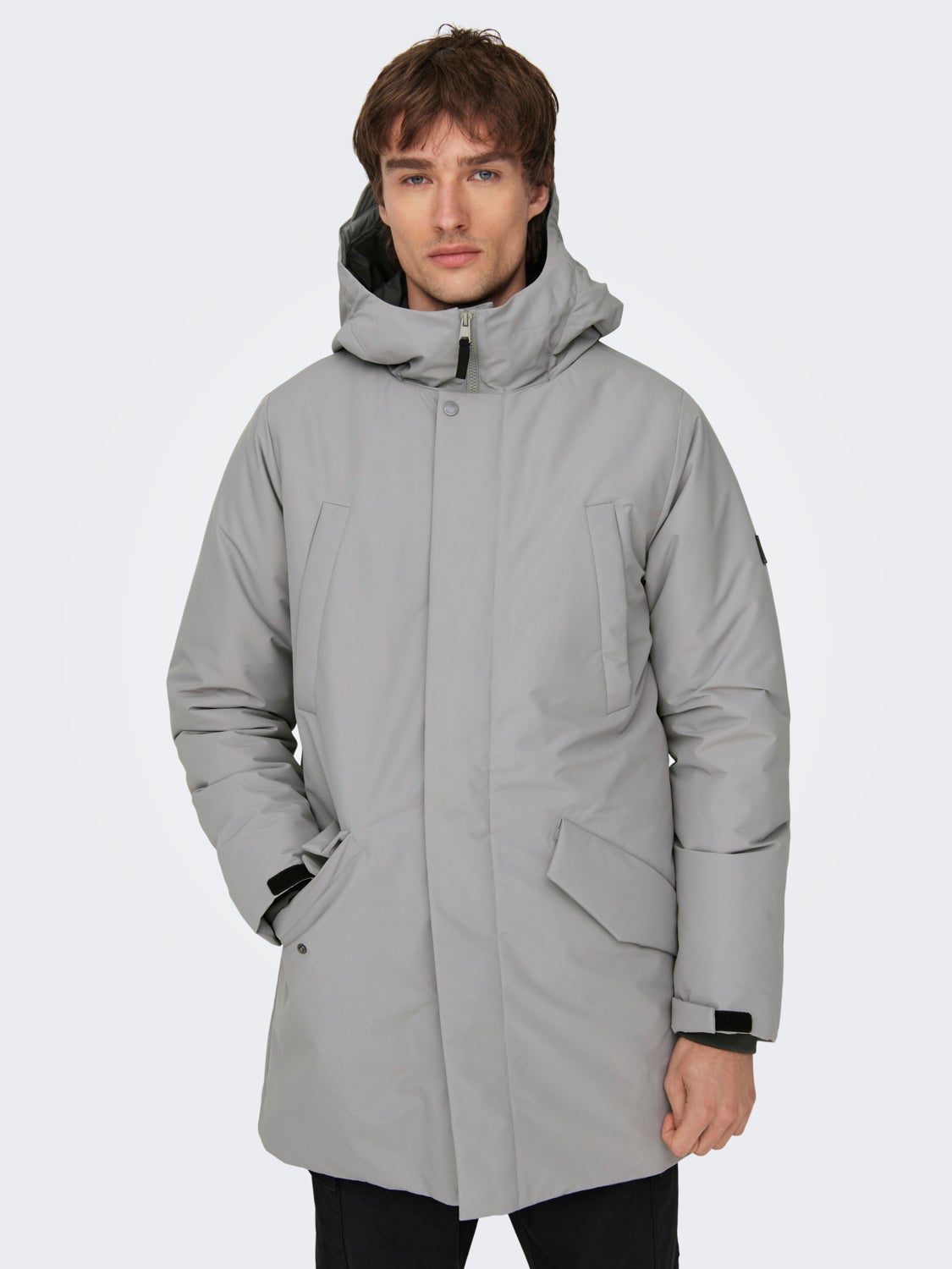 Hooded parka jacket
