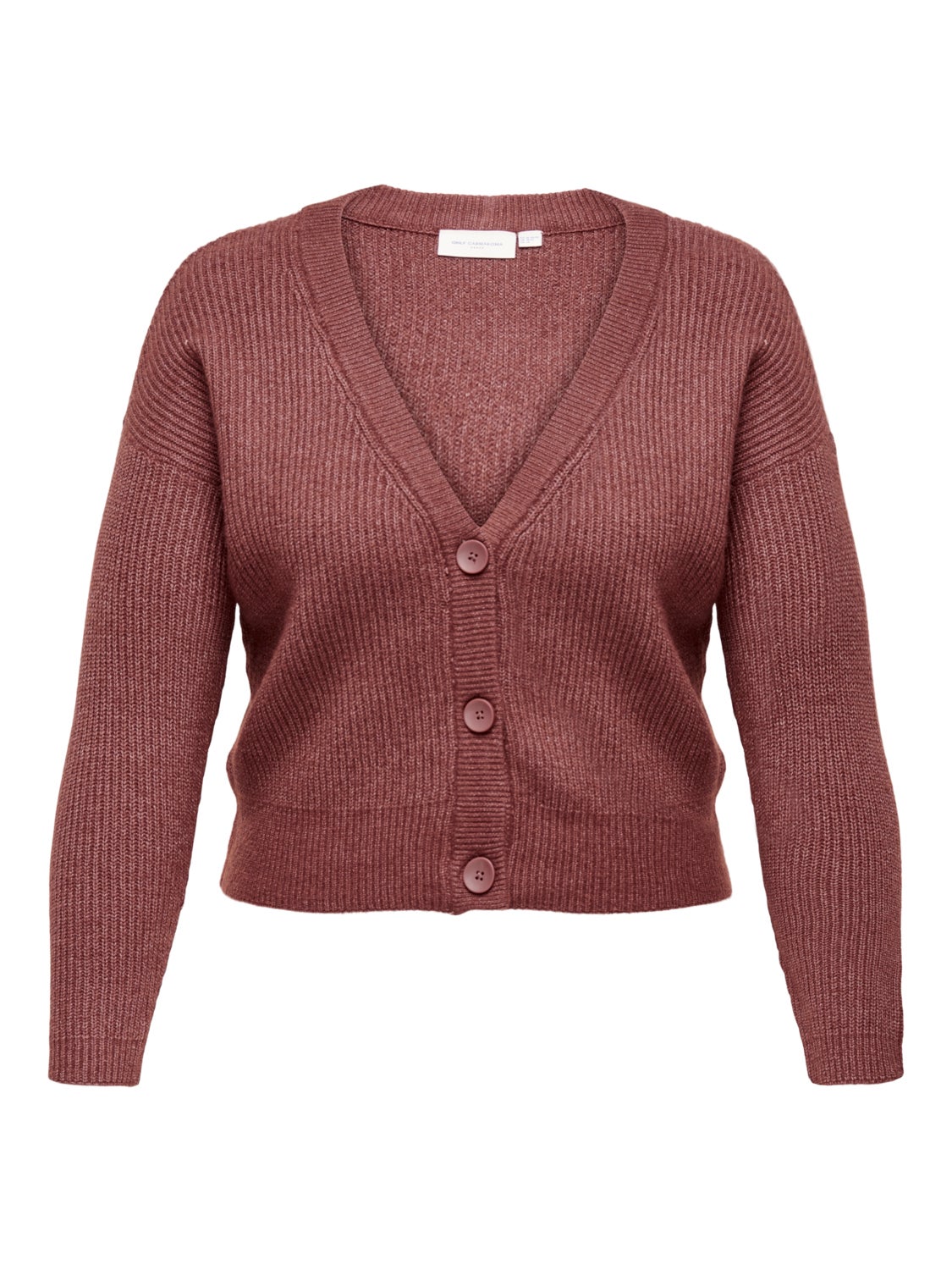 Curvy v-neck Knitted Cardigan
